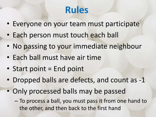 Systems Thinking with the Ball Point Game | PPTX