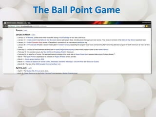 Systems Thinking with the Ball Point Game | PPTX