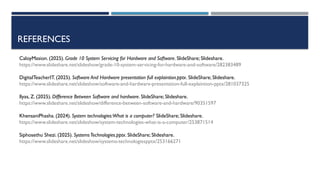 System technology Grade 10 Computer Applications Technologies | PPTX