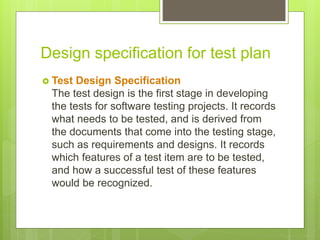 Test System Form Design System testing | PPTX