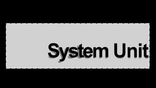 System Unit
 