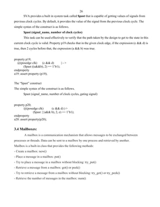 System verilog important | PDF