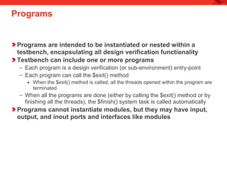 System verilog verification building blocks | PDF