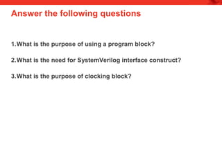 System verilog verification building blocks | PDF