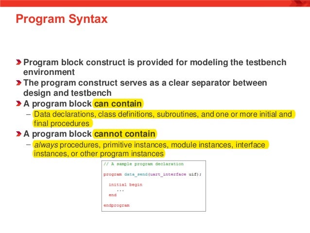Program Block Vs Module In System Verilog Program Block Vs Module In System Verilog