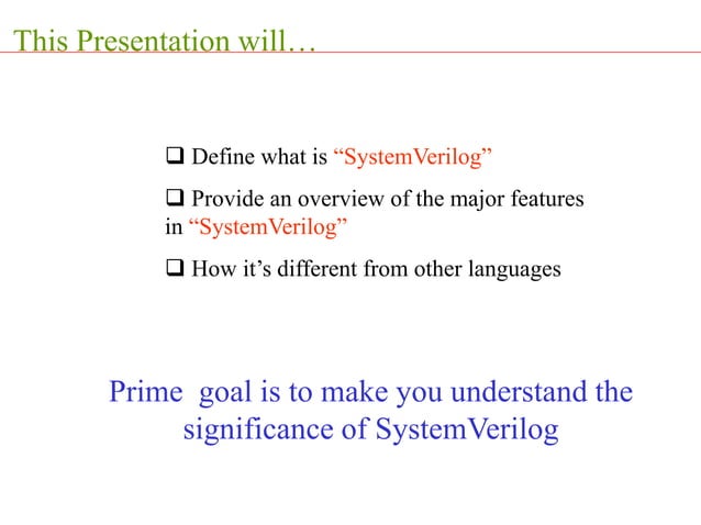 SystemVerilog_veriflcation and UVM for IC design.ppt