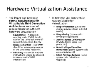Overview of System Virtualization | PPTX | Operating Systems | Computer ...