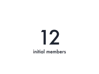 12initial members
 
