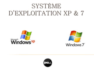 SYSTÈME
D’EXPLOITATION XP & 7
 