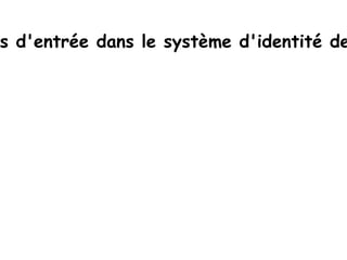 Processus d'entrée dans le système d'identité de l'Immac 