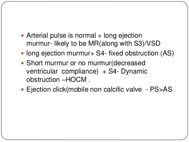 Systolic Murmur