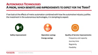Autonomous technology for trams | PPTX