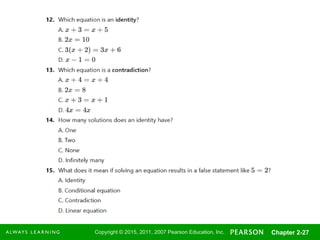 Comprehensive Guide to Solving Linear Equations and Systems | PPT