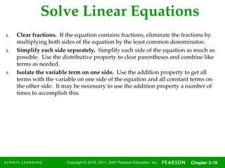 Comprehensive Guide to Solving Linear Equations and Inequalities in ...