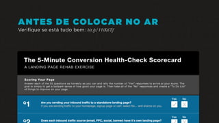 ANTES DE COLOCAR NO AR
Verifique se está tudo bem: bit.ly/11iK6Tf
 