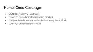 syzkaller: the next gen kernel fuzzer | PDF