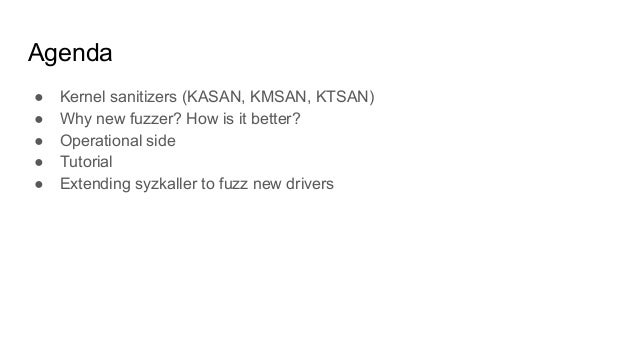 Syzkaller The Next Gen Kernel Fuzzer