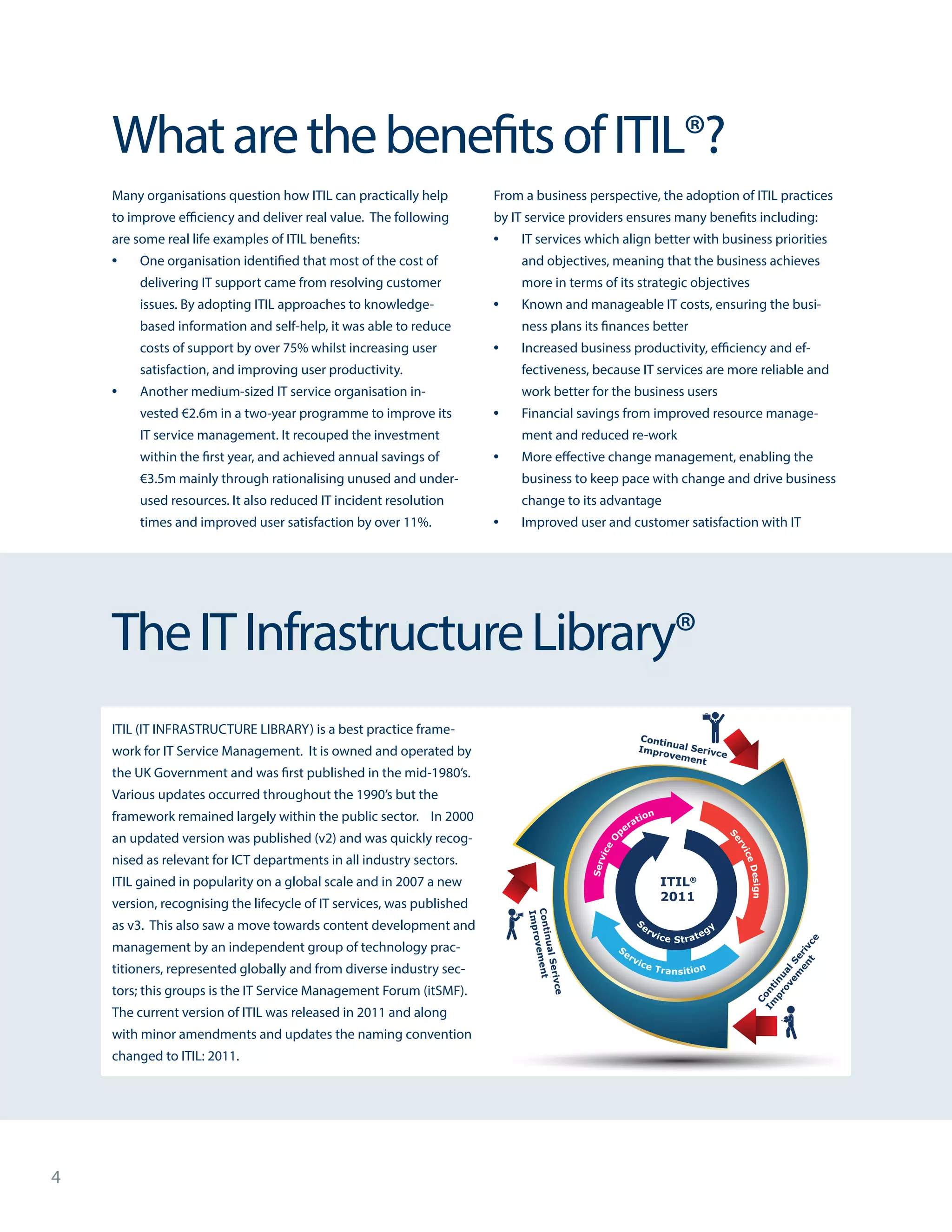 ITIL Training Brochure - Syzygal | PDF
