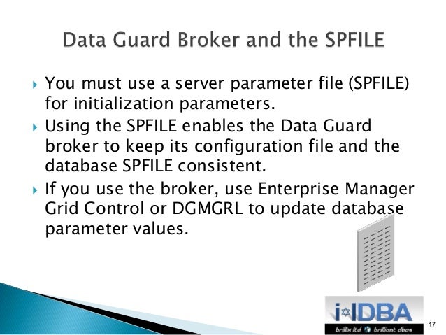 how to standby enable in dgmgrl database Oracle Webinar Data Broker Guard how to standby enable in dgmgrl database Oracle Webinar Data Broker Guard