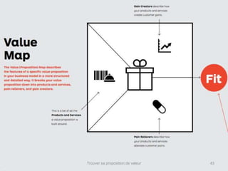 Trouver sa proposition de valeur 43 
 