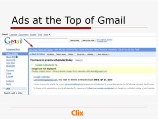 Ads at the Top of Gmail 