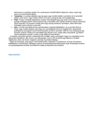 Szórólap nyomtatás | PDF