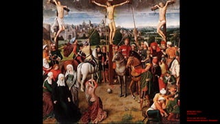 MEMLING, Hans
Crucifixion (detail)
-
Oil on oak, 56 x 63 cm (full panel)
Szépmûvészeti Múzeum, Budapest
 