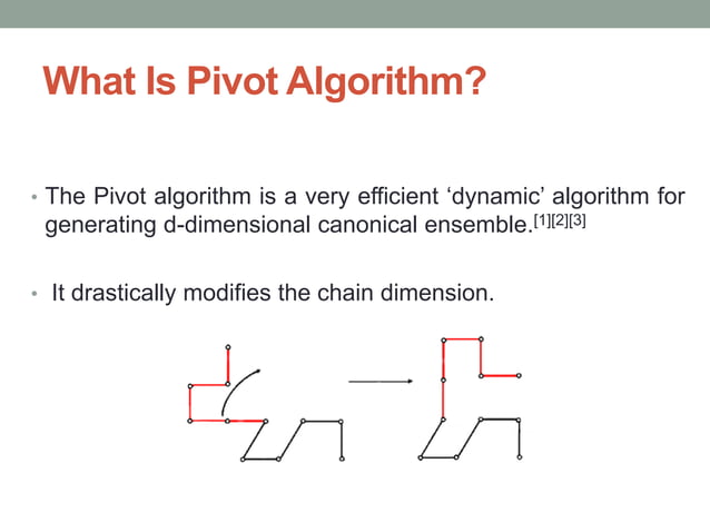 Pivot Algorithm | PPT
