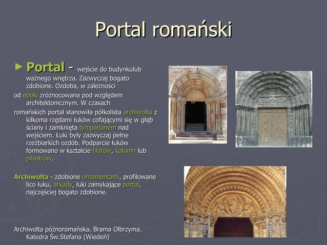 Sztuka Sredniowiecza - romanizm