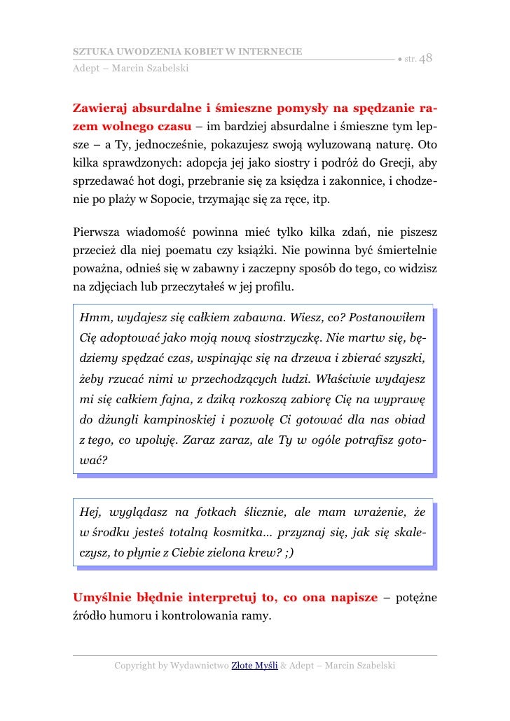 Przykłady śmiesznych męskich profili randkowych
