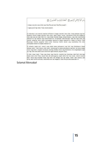 15
Selamat Mencoba!
 