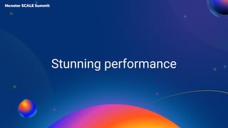 Stunning performance
 