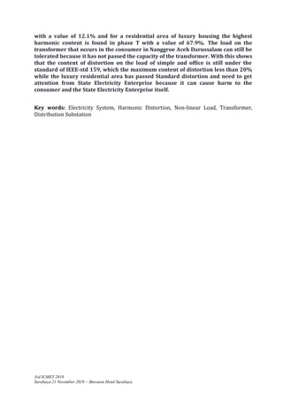 A Review of Harmonic Analysis Study of Electricity Power Quality | PDF