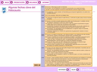 Algunas fechas clave del Holocausto DOC.34 