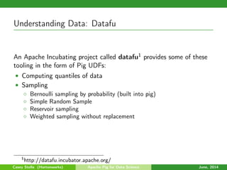 Apache Pig for Data Scientists | PDF