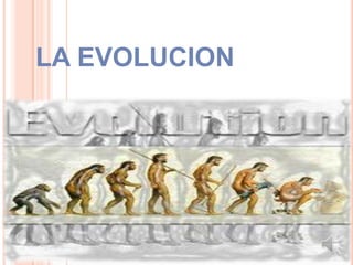 LA EVOLUCION
 