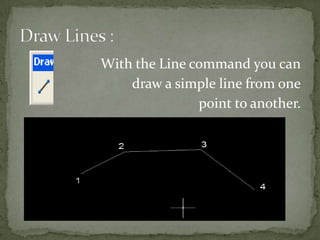AutoCAD Lines with Instruction | PPTX