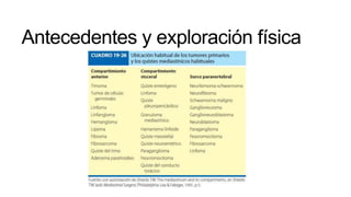 Antecedentes y exploración física

 