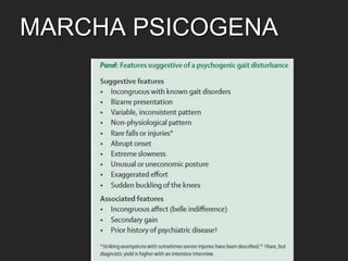 MARCHA PSICOGENA 
 