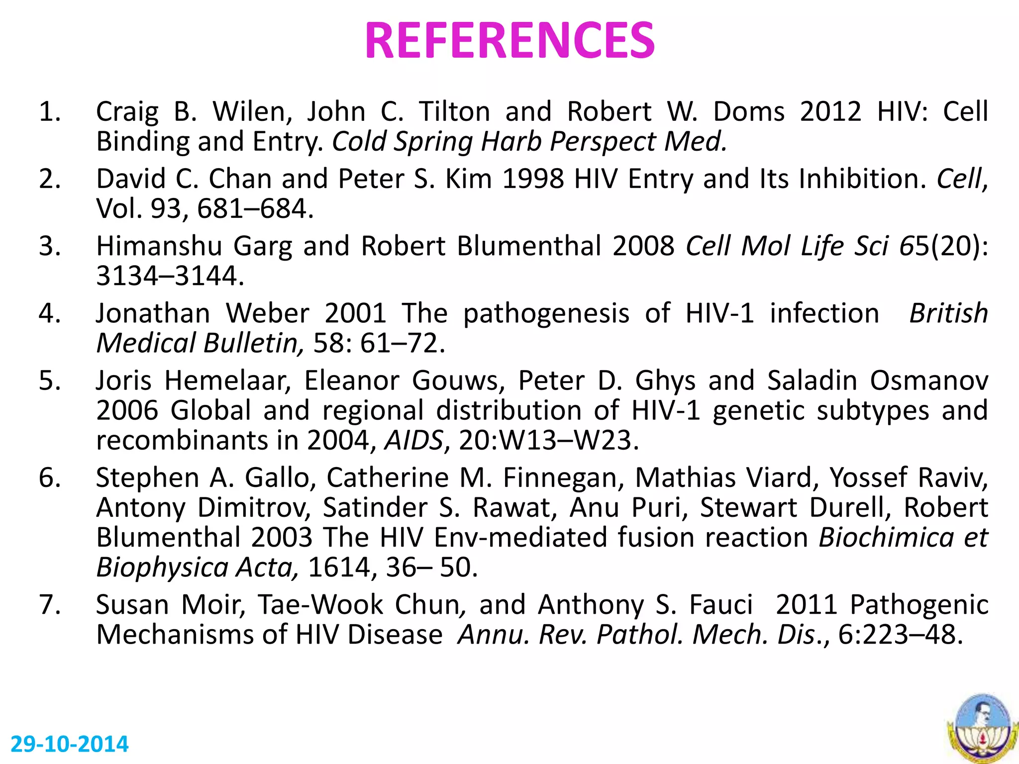 HIV-1 PATHOGENESIS AND GENETIC FORMS | PPT