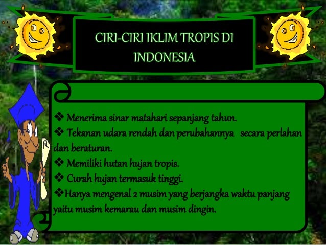 Keunggulan Iklim Tropis Indonesia