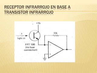RECEPTOR INFRARROJO EN BASE A
TRANSISTOR INFRARROJO
 