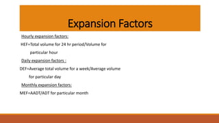 Total Volume Factor Traffic Volume Study | PPTX