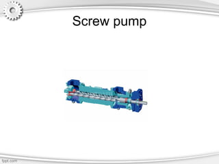 Screw pump
 