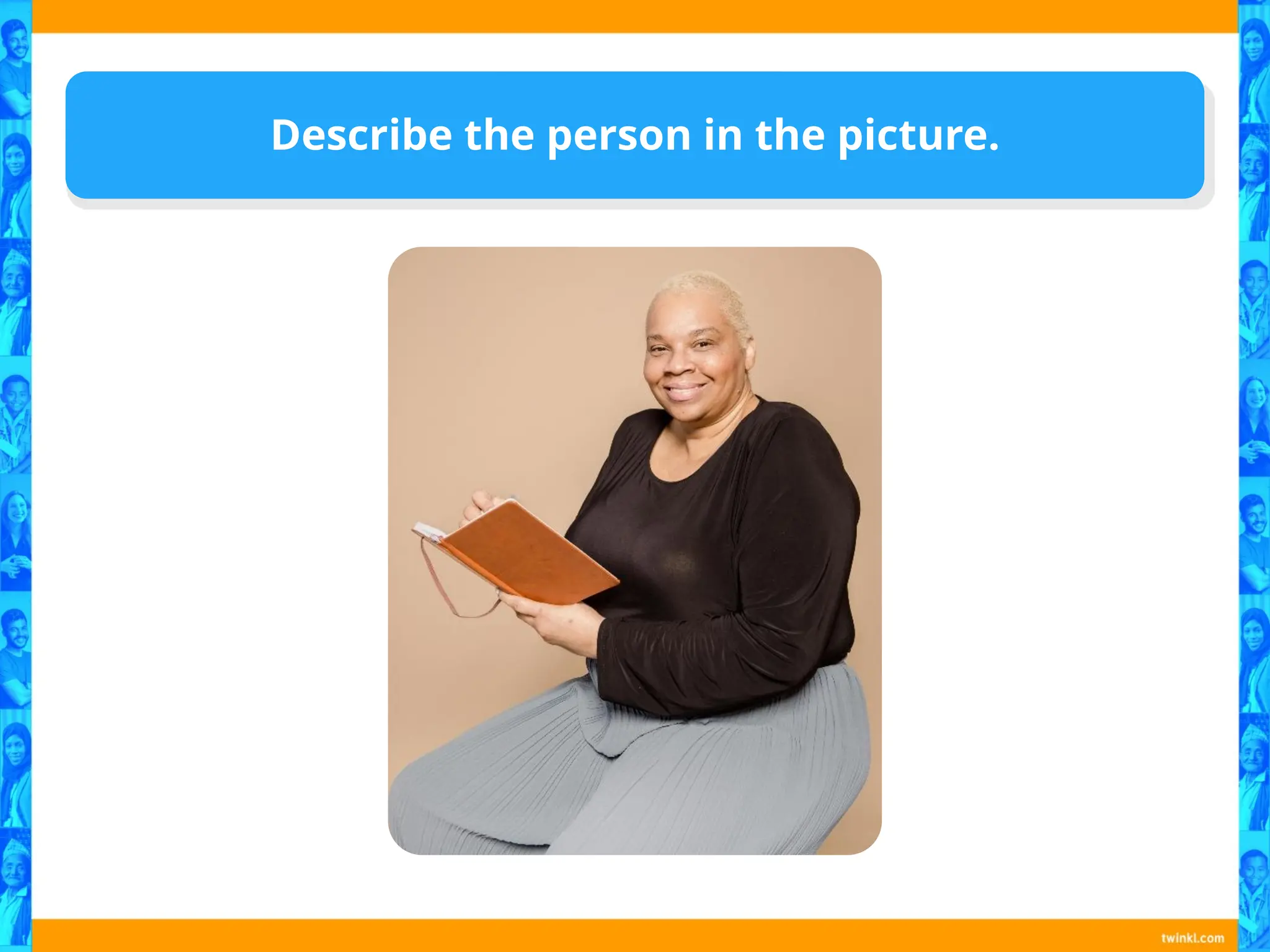 Describe the person in the picture.
 