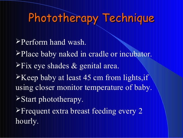 phototherapy for nursing student