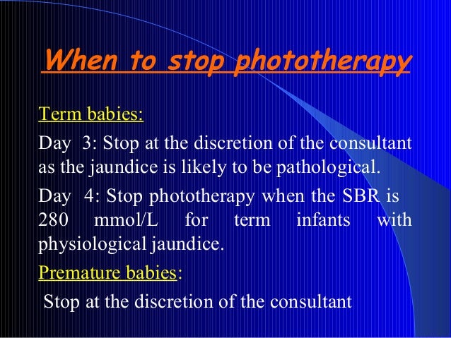 phototherapy for nursing student