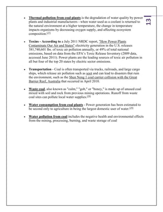 Installation & Working of Coal Fired Thermal Power Plant | PDF