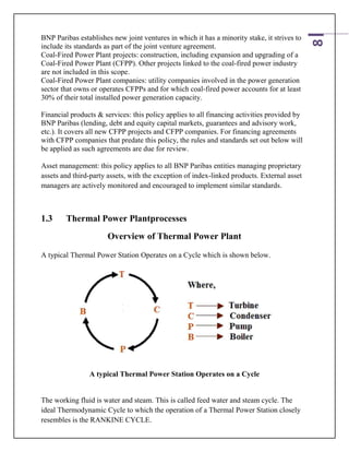 Installation & Working of Coal Fired Thermal Power Plant | PDF
