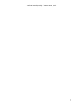 3
Edmonds Community College – Edmonds, Wash. 98026
 